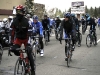 The Amgen bike race was cancelled at the last minute, due to dangerous weather May 15, 2011 but some riders still road through the casino corridor as to not disappoint the crowds.Â 