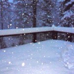 Snow keeps falling around Lake Tahoe. Photo/Brenda Knox