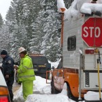 Expect chain controls on most Sierra roads for the next few days. Photo/Kathryn Reed