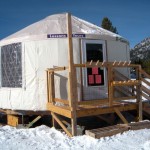 The yurt -- home to Hope Valley Outdoors.