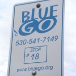 "What is a BlueGo?" tourists ask. A picture of a bus would answer that quetion.