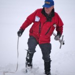 Frank Gehrke with DWR at the early January snow survey at Phillips Station. Photo/Kathryn Reed