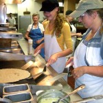 Some LTCC students are providing food for public consumption. Photo/Kathryn Reed