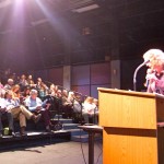 LTSS chamber leader B Gorman speaks at Thursday's tourism conference. Photo/Austin Fay