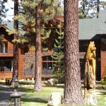 Black Bear Inn's lodge from the Snowshoe Thompson cabin. Photos/Kathryn Reed