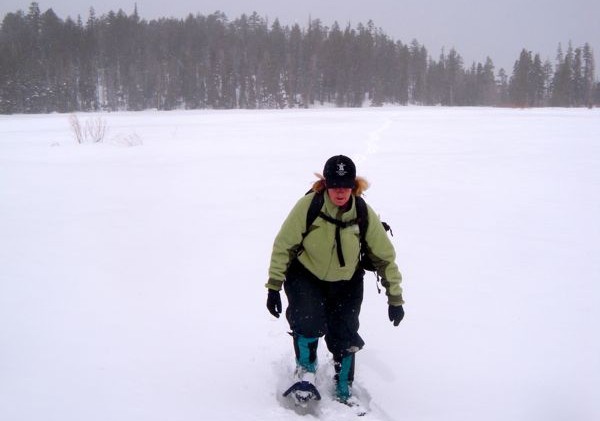 Foul weather dampens snowshoe trek to Round Lake