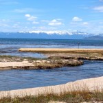 Trout Creek is flowing into Lake Tahoe -- a rare thing. Photos/Kathryn Reed