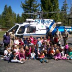 Learning about law enforcement. Photo/Provided
