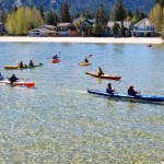 Kayakers on Happy Trails Day. Photos/Provided