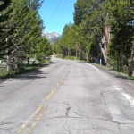 Cyclists currently must share the shoulderless Sawmill Road with cars.