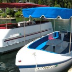 Fallen Leaf Lake has two electric boats for rent.