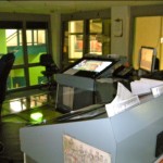 The second-floor control room.