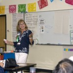ISSI instructor Linda Bernhardt engages her students. Photo/Pat Leonard-Heffner