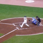 Buster Posey -- the incredible rookie -- in Game 1.
