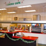 The cafe at the South Tahoe rink is seldom open.