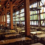 Lots of seating and natural light at the new lodge. Photo/Provided