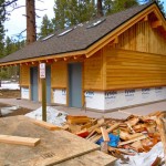 Restrooms at Nevada Beach are being built to ADA specs. Photos/Kathryn Reed