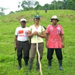 Michelle Aguilar, middle, is on a two-year Peace Corps mission in Panama. Photos/Provided