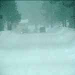 Roads in the Lake Tahoe Basin are expected to look like this Thursday afternoon. Photo/LTN file