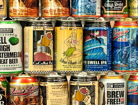 More craft brews turning to cans