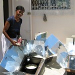 Solar cookers help people in disadvantage countries. Photo/Provided
