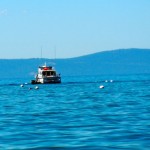 Unused buoys signal fewer boaters on Lake Tahoe. Photo/LTN