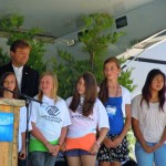 Lake Tahoe youth are honored at the environmental summit by politicians like Sen. Dean Heller, R-Nev. Photo/LTN