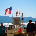 Lakeside Beach is one of the few in Tahoe with a lifeguard. Photos/Kathryn Reed