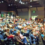 A few hundred people attend the TADA's grand opening Aug. 26.