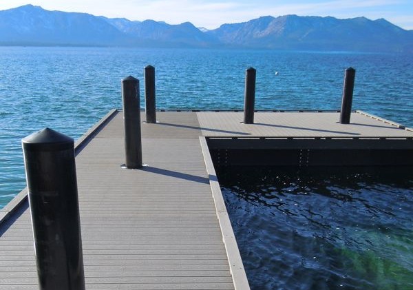 Pier installation signals start of Tahoe Beach Club