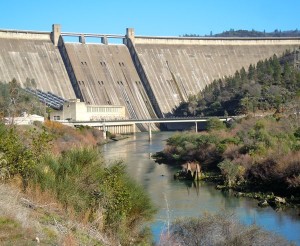 Shasta Dam allows for water storage via Shasta Lake. Photo/LTN