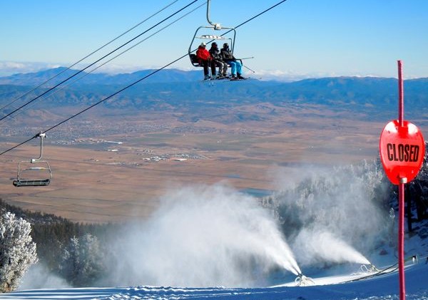 Ski resorts fight climate change with snow blowers and buses