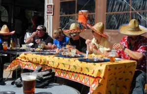 It was a tough day of work for the judges of the Sierra Salsa Showdown. Photo/Susan Wood