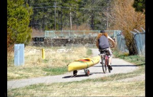 The bike trail behind Meek's in South Lake Tahoe will be resurfaced this summer. Photo/LTN file