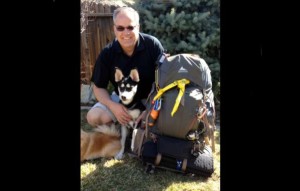 Greg Sly, El Dorado County chief probation officer, is ready to spend more time backpacking with his dog. Photo/Provided