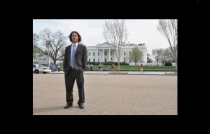 Jeremy Jones of Truckee takes his cause to the White House. Photo/Protect Our Winters