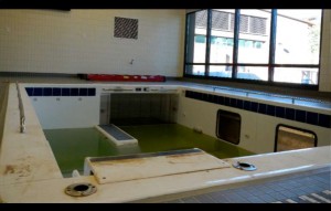 STHS sports med students will have a therapy pool as part of their learning experience. Photos/Kathryn Reed