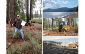 Showcases house planner Jack Thomasson breaks ground at the Truckee site. Photos/HGTV