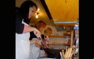 Veronica, Pam and Cleo cook up several dishes. Photo/LTN file