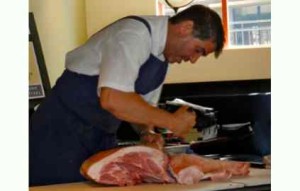 At the 2012 Northstar food and wine event Mark Estee gave a butchering demo, this year he won the cooking competition. Photo/LTN file