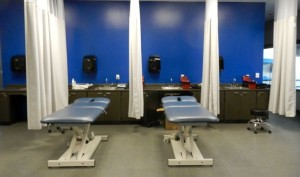 Exam tables for sports med students.