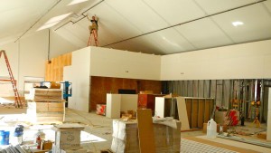 Richard Baker works on the Solstice restaurant at Sierra.