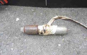 This explosive device was found in Shingle Springs. Photo/Provided