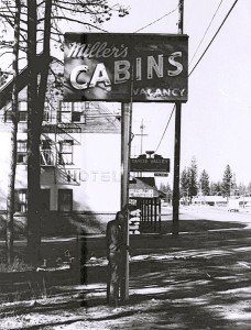 Miller's Cabins Photo/Lake Tahoe Historical Society