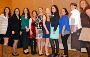 Ten women receive awards March 6 from Soroptimist International. Photo/LTN