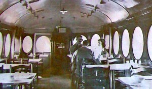 The train became a diner in the 1940s. Photos/Nevada State Railroad Museum