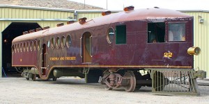 Railcar returns to old glory. Photo/Nevada State Railroad Museum