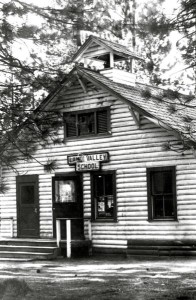 The original Lake Valley schoolhouse. Photo/Lake Tahoe Historical Society