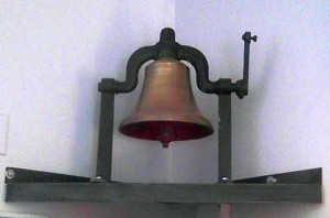 The old bell is at Tahoe Valley Elementary. Photo/Bill Kingman