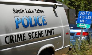 South Lake Tahoe police vehicles are not kept in a secure area. Photo/LTN